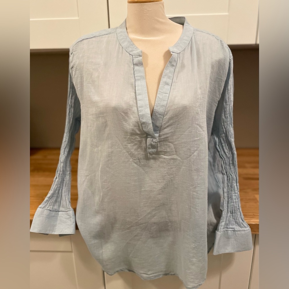 Billabong Light Blue Poplin Top